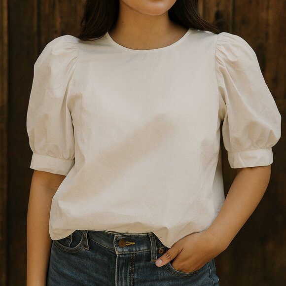 H&M Tops - H&M 100% Cotton Size M puff sleeves girlhoodcore boho cottagecore